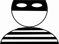 masked robber pretending to be a vendor